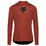FOX Ranger Fox Head Long Sleeve Jersey - Amber Scarlet