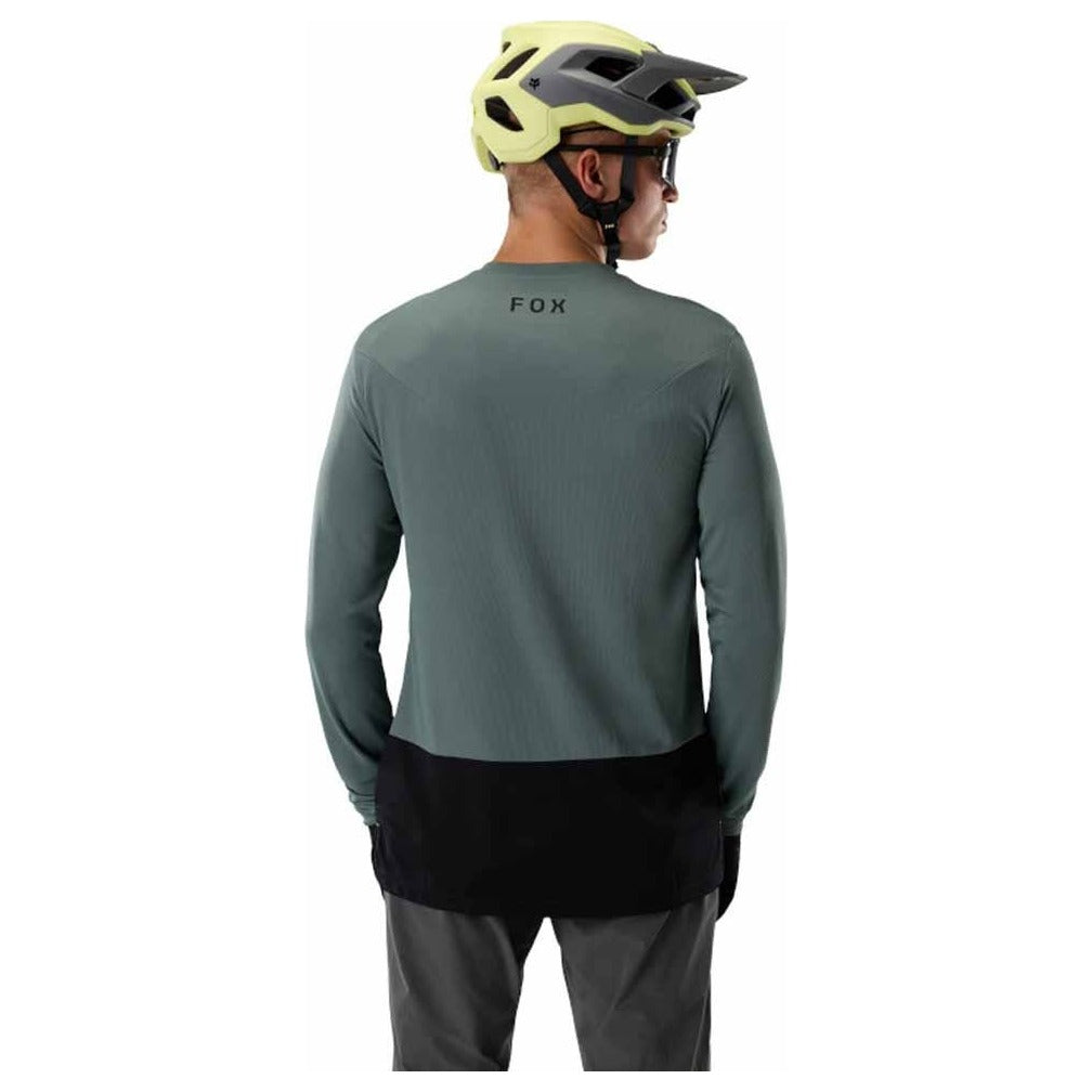FOX Ranger Fox Head Long Sleeve Jersey - Sage Green