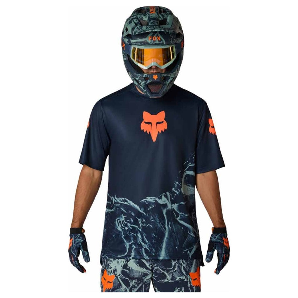 FOX Ranger Jersey Image Print - Arctic Blue