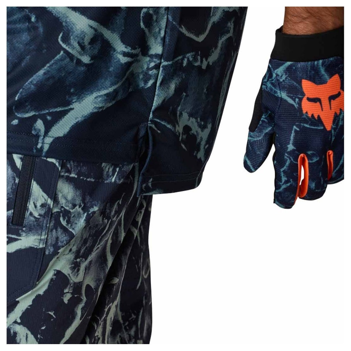 FOX Ranger Jersey Image Print - Arctic Blue