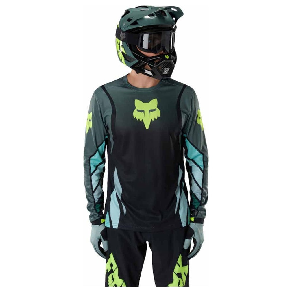 FOX Ranger Long Sleeve Jersey Foundry - Sage Green