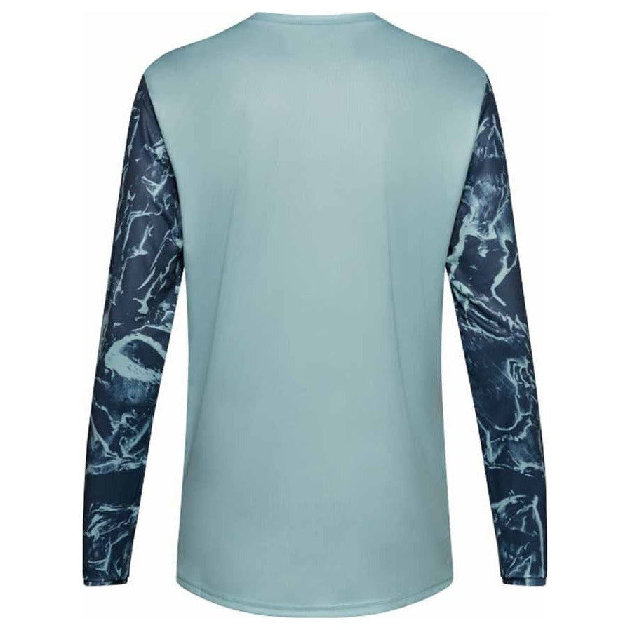 FOX Ranger Long Sleeve Jersey Image Print - Arctic Blue