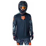 FOX Ranger Long Sleeve Jersey Image Print - Arctic Blue
