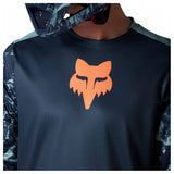 FOX Ranger Long Sleeve Jersey Image Print - Arctic Blue