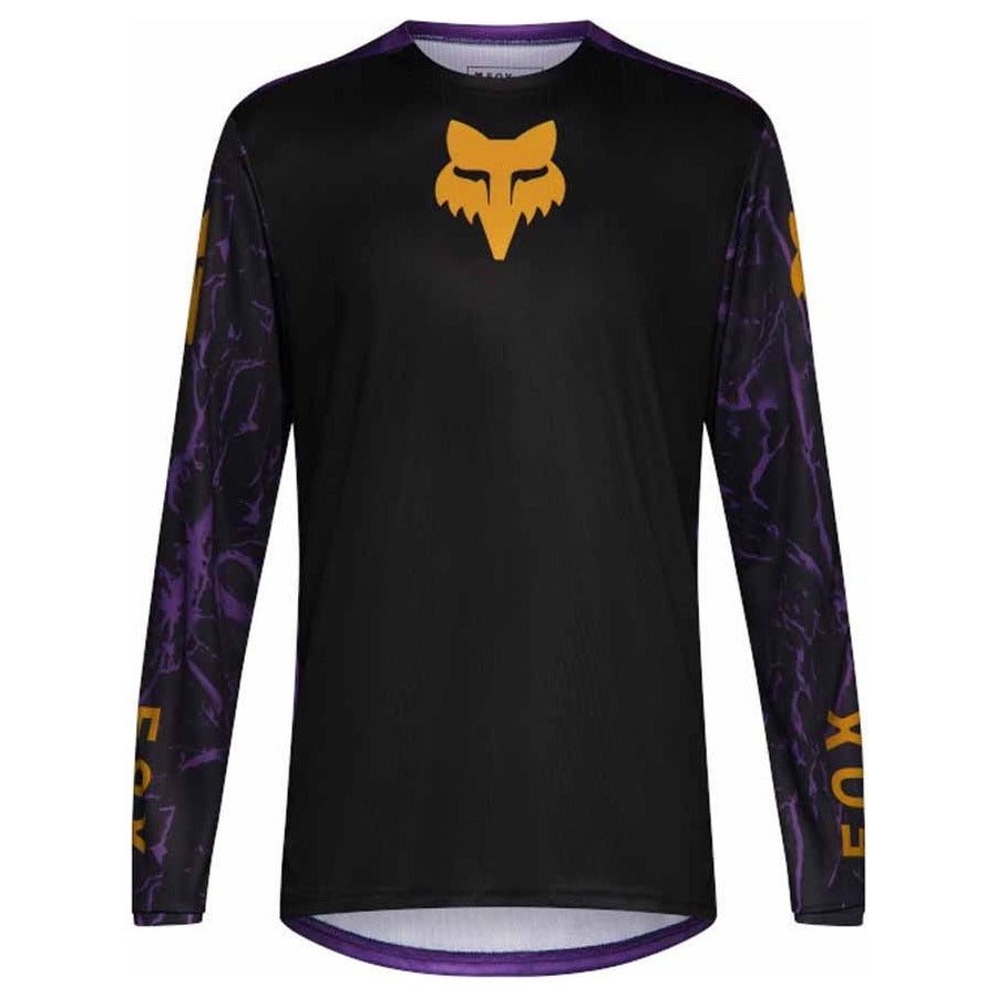 FOX Ranger Long Sleeve Jersey Image Print - Plum Purple