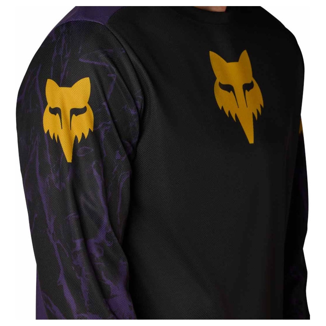 FOX Ranger Long Sleeve Jersey Image Print - Plum Purple