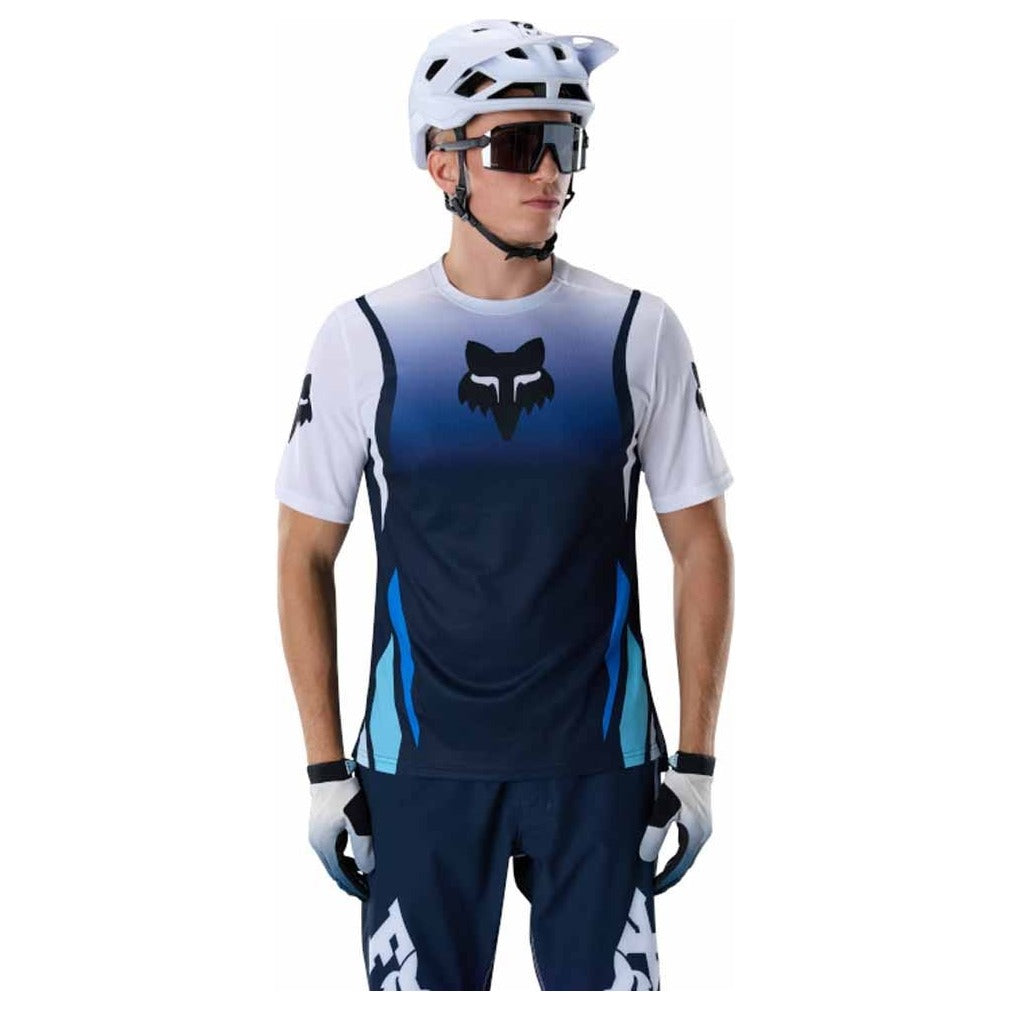 FOX Ranger Short Sleeve Jersey Foundry - Midnight Blue