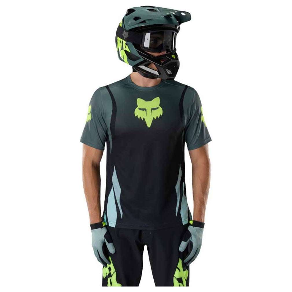 FOX Ranger Short Sleeve Jersey Foundry - Sage Green