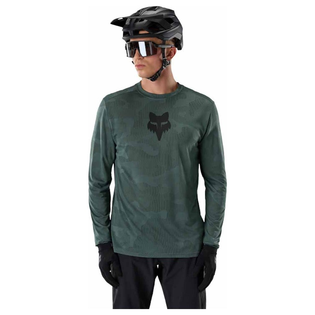 FOX Ranger TruDri Long Sleeve Jersey - Sage Green