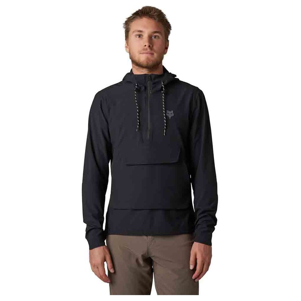 FOX Ranger Wind Pullover - Black S24
