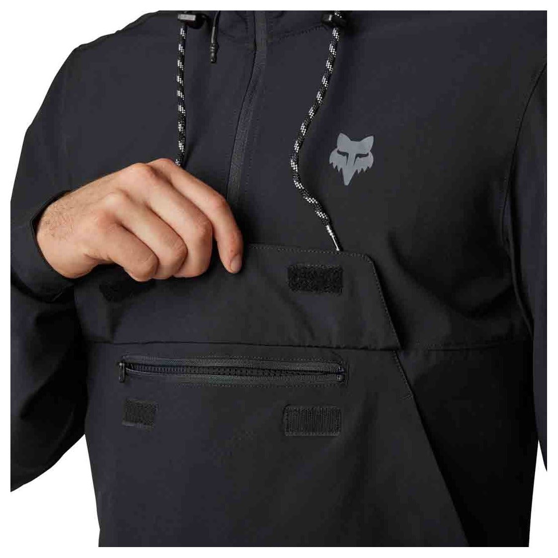 FOX Ranger Wind Pullover - Black S24