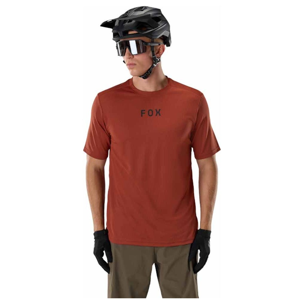 FOX Ranger Wordmark Jersey - Amber Scarlet
