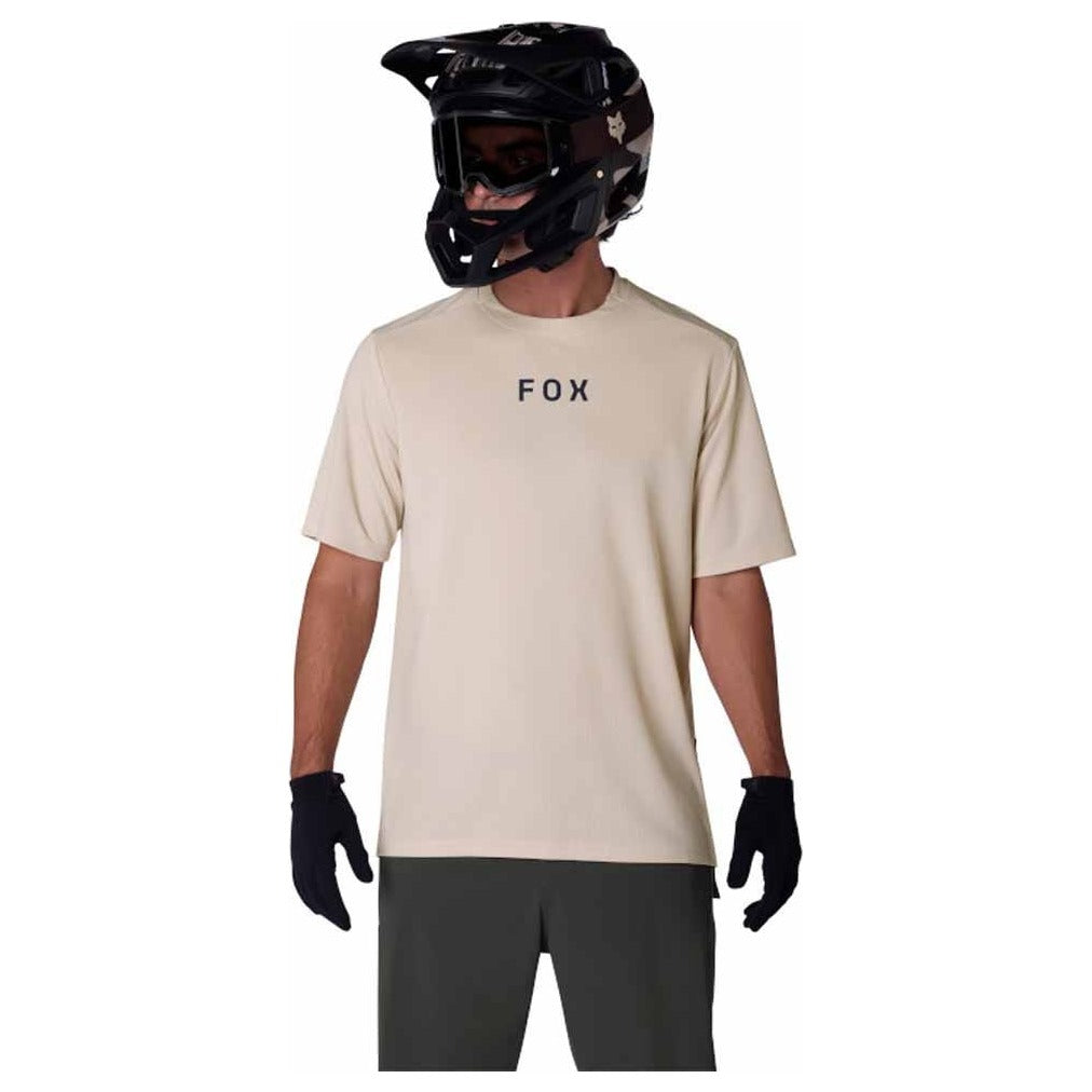 FOX Ranger Wordmark Jersey - Chalk White