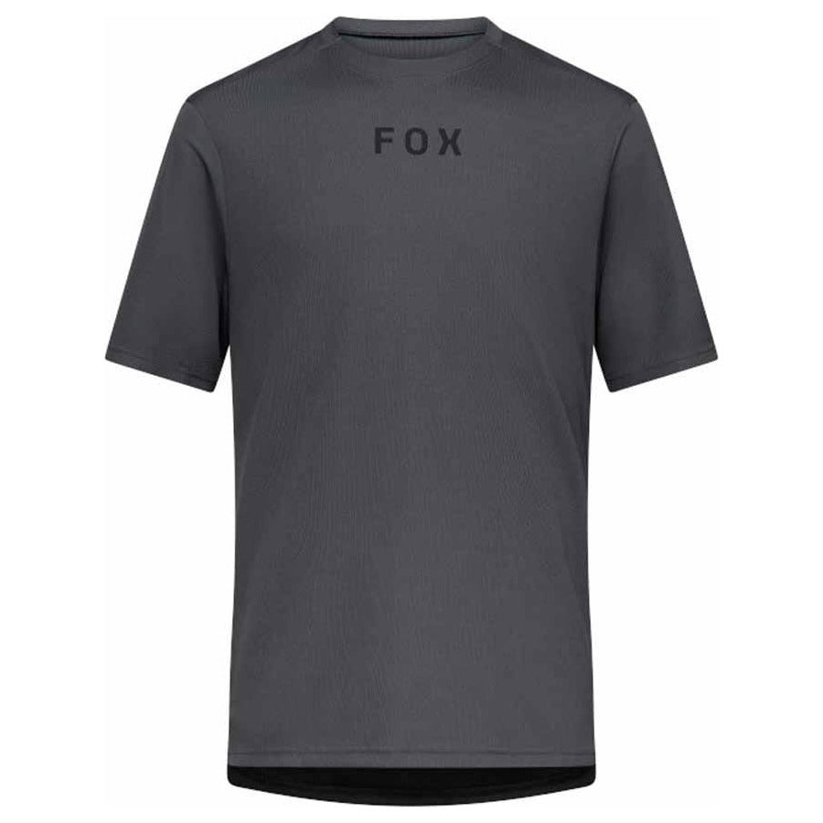 FOX Ranger Wordmark Jersey - Dark Shadow Grey