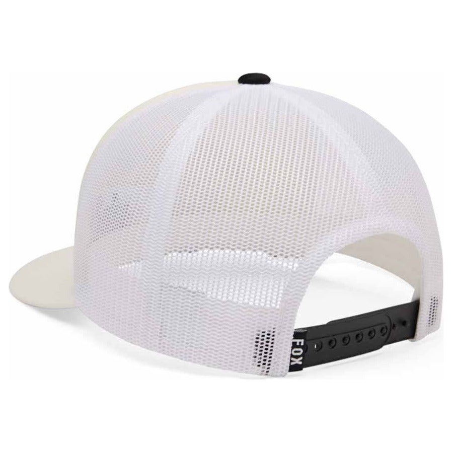 FOX Trick Mesh Trucker Hat - Off White