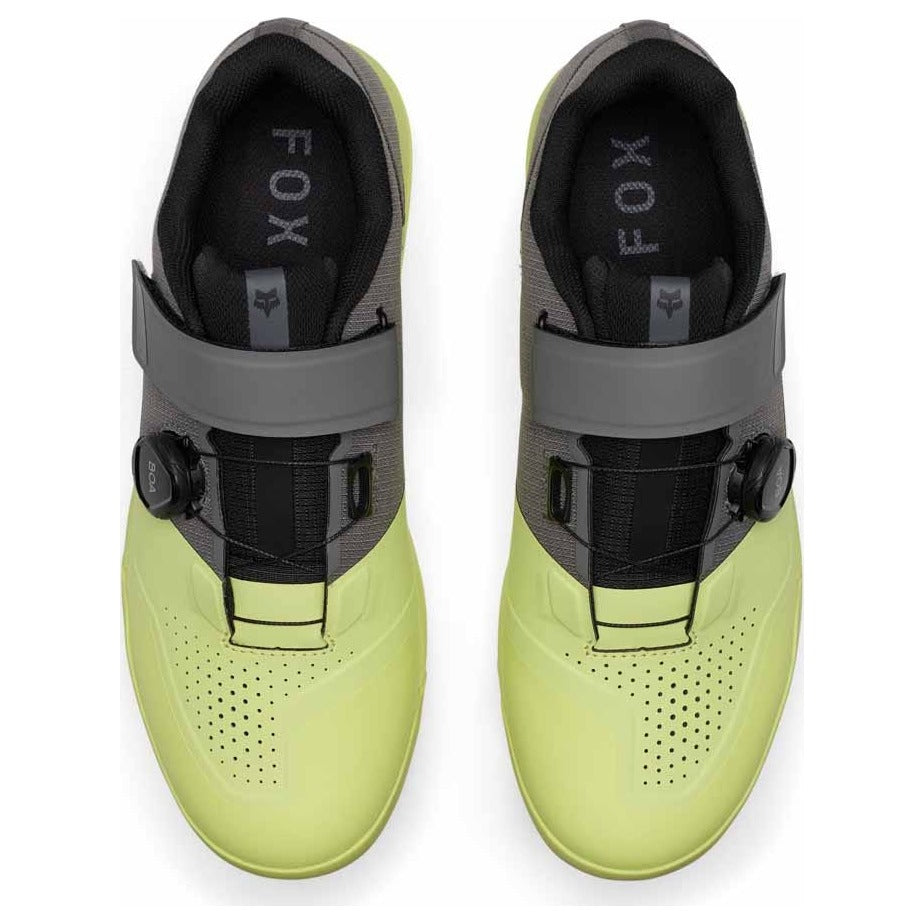FOX Union BOA Clipless MTB Shoes - Lime Green