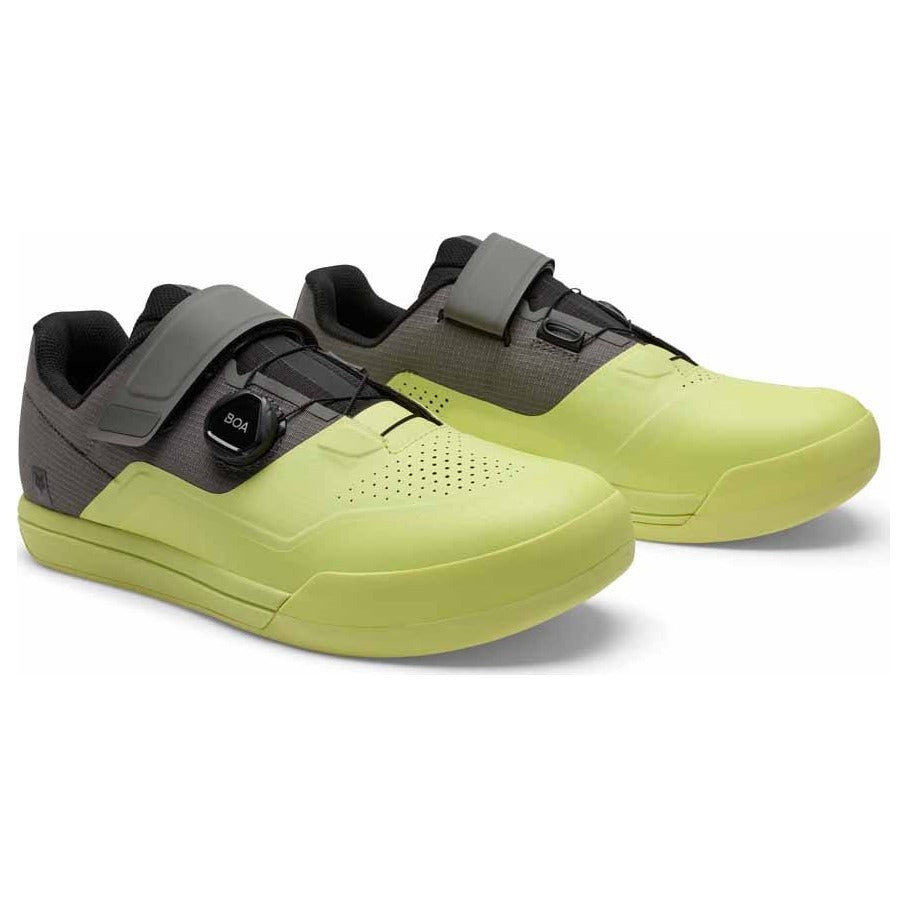 FOX Union BOA Clipless MTB Shoes - Lime Green