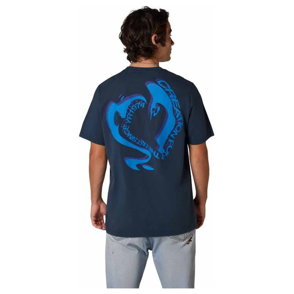 FOX Vision 195 Original Tee - Galaxy Blue