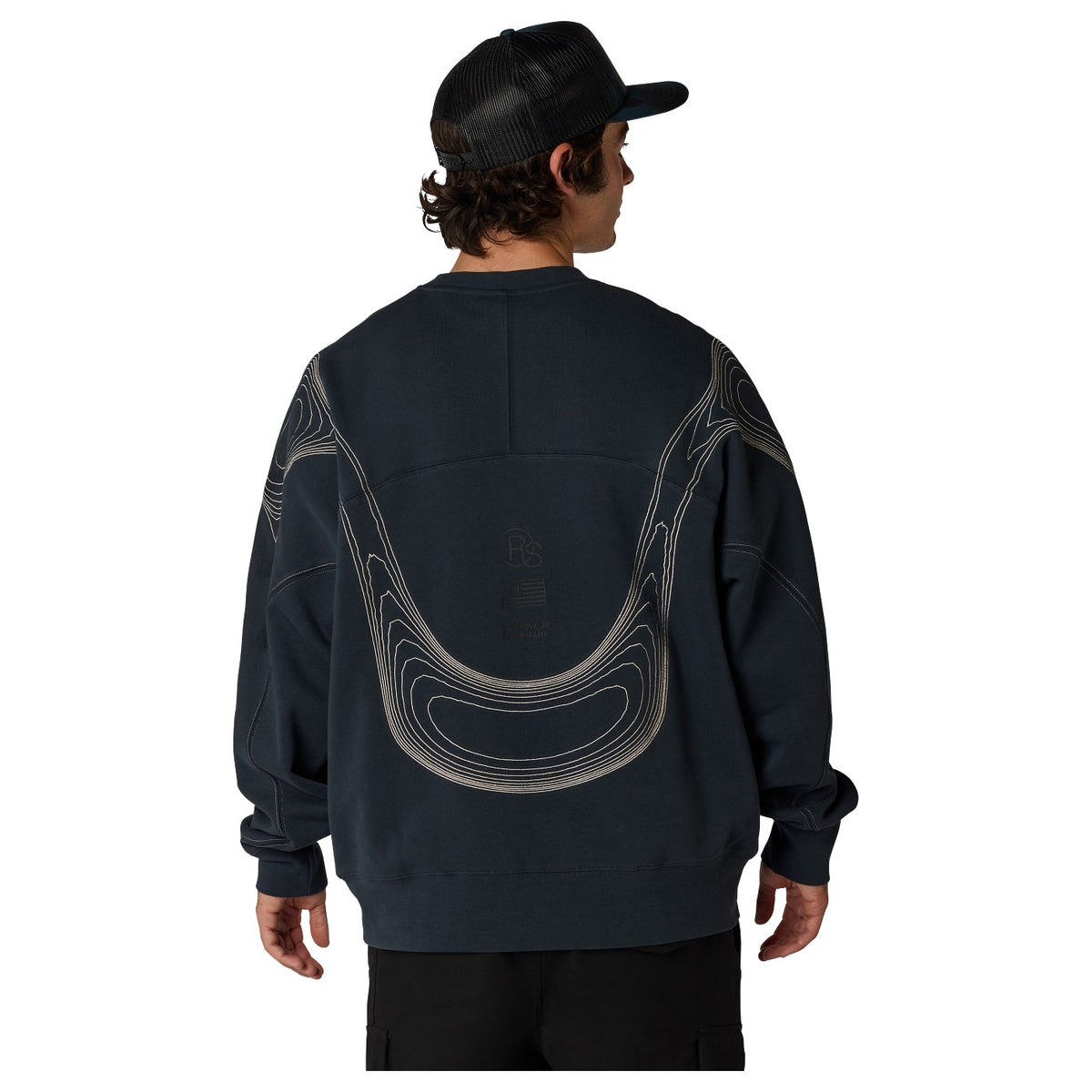 FOX Vision Fleece Crew - Galaxy Blue