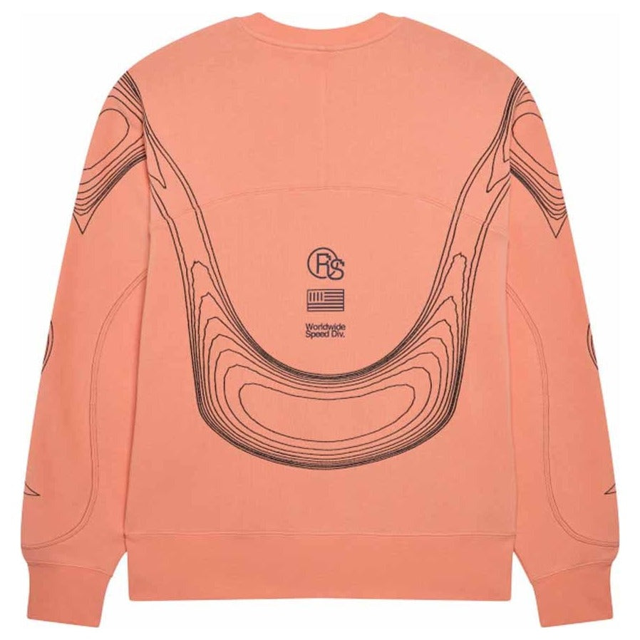 FOX Vision Fleece Crew - Peach