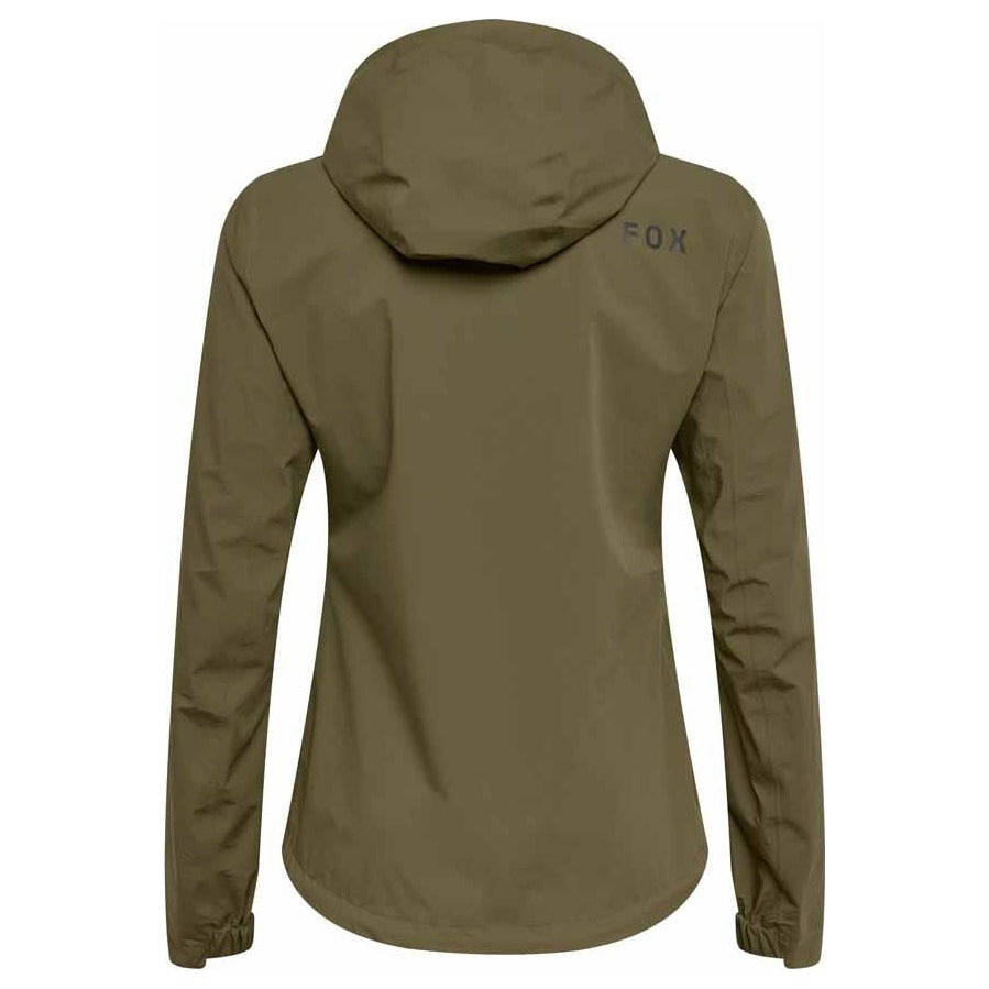FOX Womens 2.5-Layer Ranger Water Jacket - Olive Green