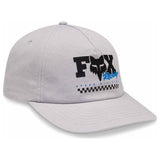 FOX Womens Checker Adjustable Hat - Light Grey