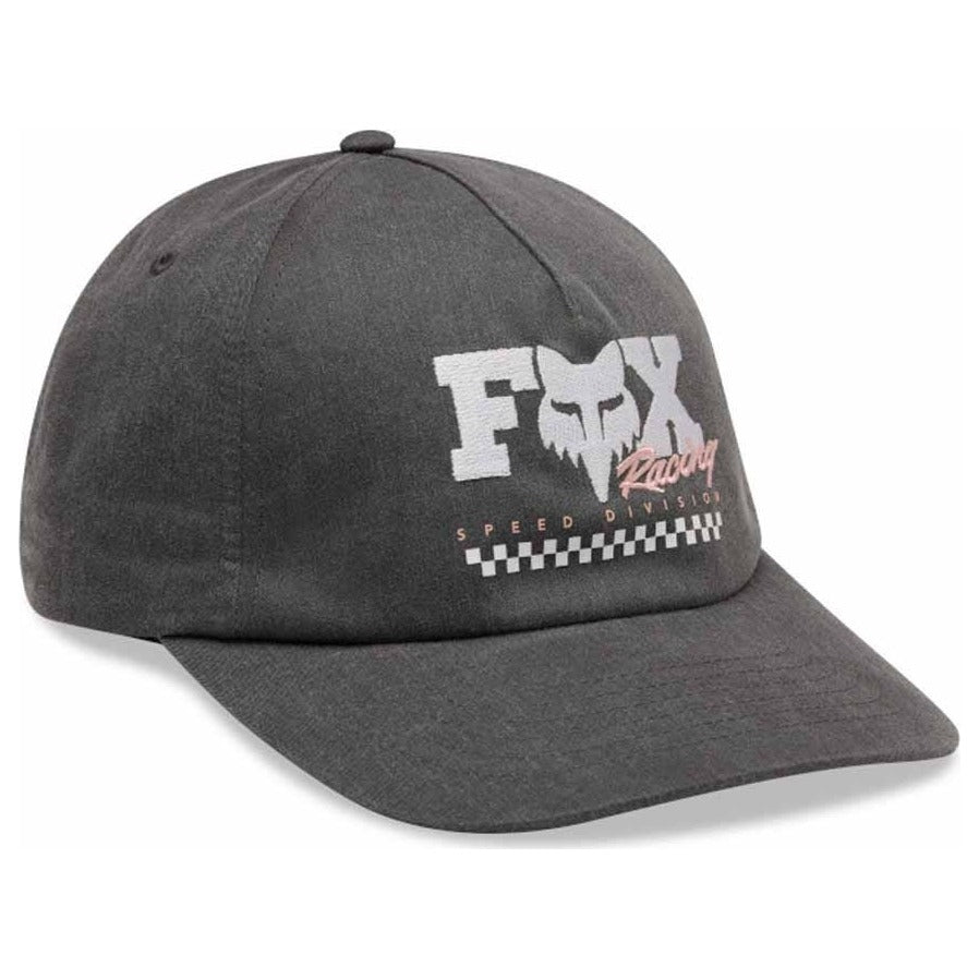 FOX Womens Checker Adjustable Hat - Pewter Grey