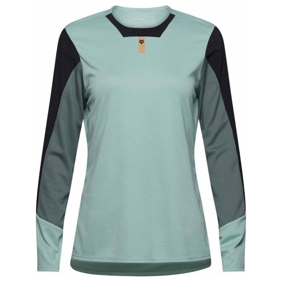 FOX Womens Defend Long Sleeve Jersey - Arctic Blue