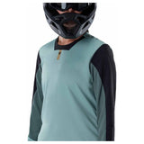 FOX Womens Defend Long Sleeve Jersey - Arctic Blue