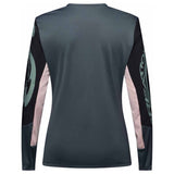 FOX Womens Defend Long Sleeve Jersey Creation - Deep Cobalt Blue