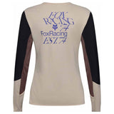 FOX Womens Defend Long Sleeve Jersey Park - Chalk White