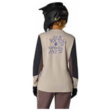 FOX Womens Defend Long Sleeve Jersey Park - Chalk White