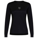 FOX Womens Flexair Long Sleeve Jersey - Black