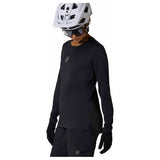 FOX Womens Flexair Long Sleeve Jersey - Black