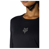 FOX Womens Flexair Long Sleeve Jersey - Black