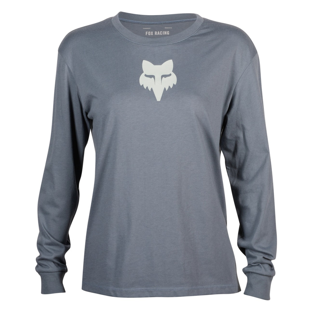 FOX Womens Fox Head Long Sleeve Basic Tee - Citadel Blue