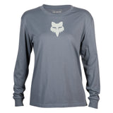 FOX Womens Fox Head Long Sleeve Basic Tee - Citadel Blue