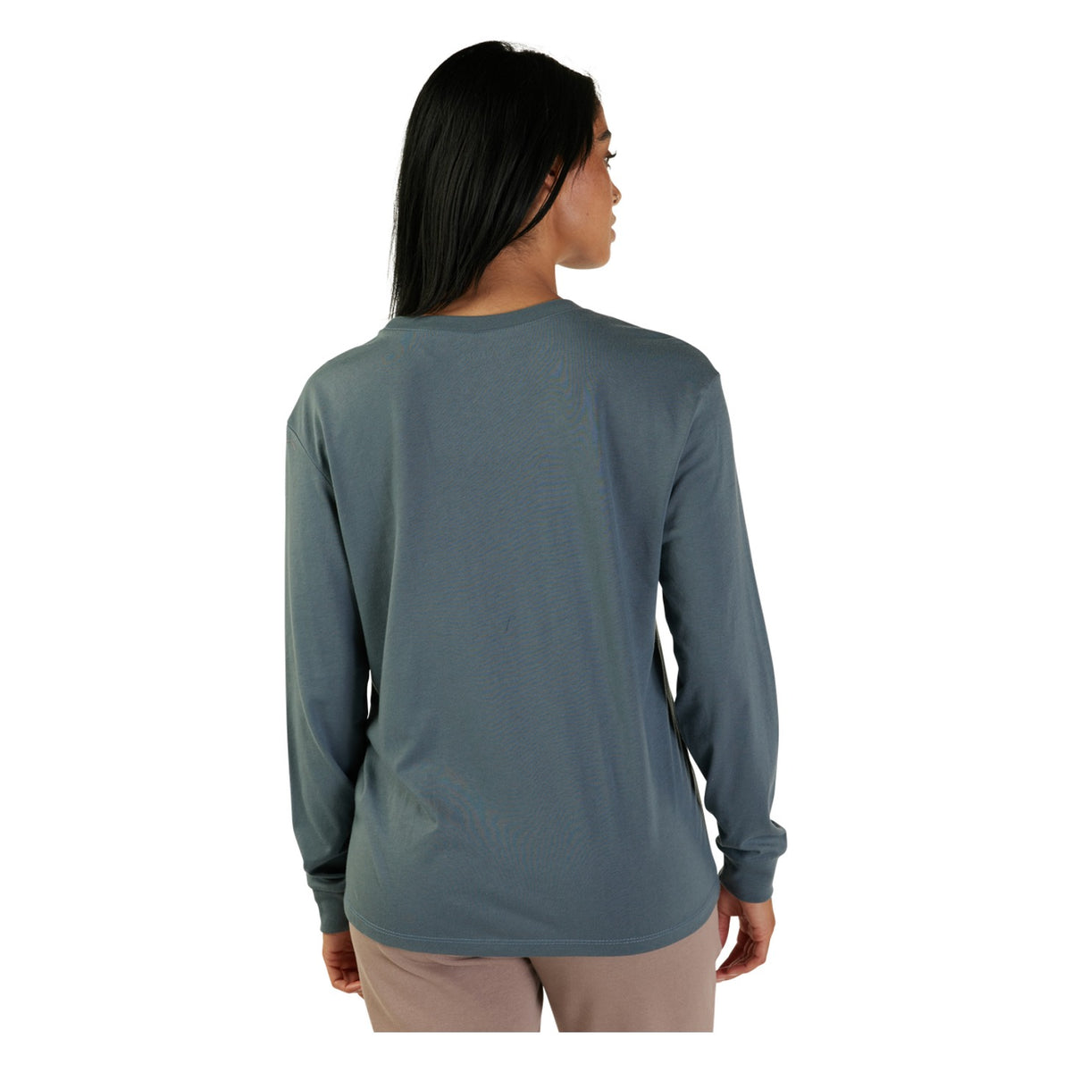 FOX Womens Fox Head Long Sleeve Basic Tee - Citadel Blue