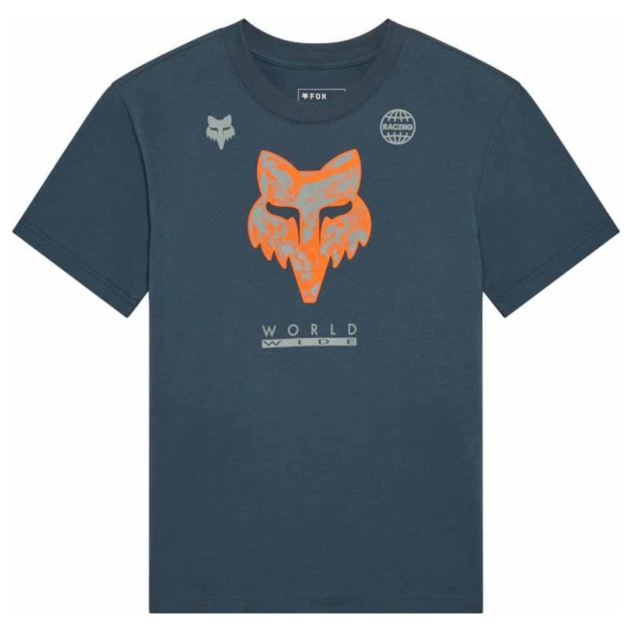 FOX Womens Image Print Tee - Deep Cobalt Blue