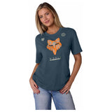 FOX Womens Image Print Tee - Deep Cobalt Blue
