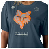 FOX Womens Image Print Tee - Deep Cobalt Blue