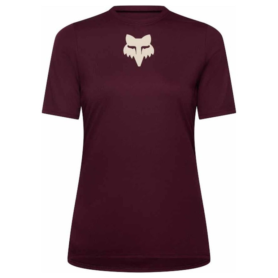 FOX Womens Ranger Fox Head Jersey - Dark Maroon