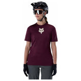FOX Womens Ranger Fox Head Jersey - Dark Maroon