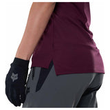 FOX Womens Ranger Fox Head Jersey - Dark Maroon