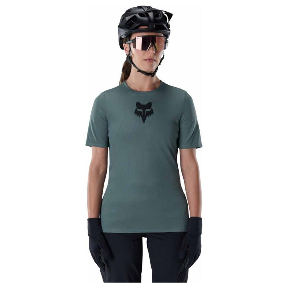 FOX Womens Ranger Fox Head Jersey - Sage Green