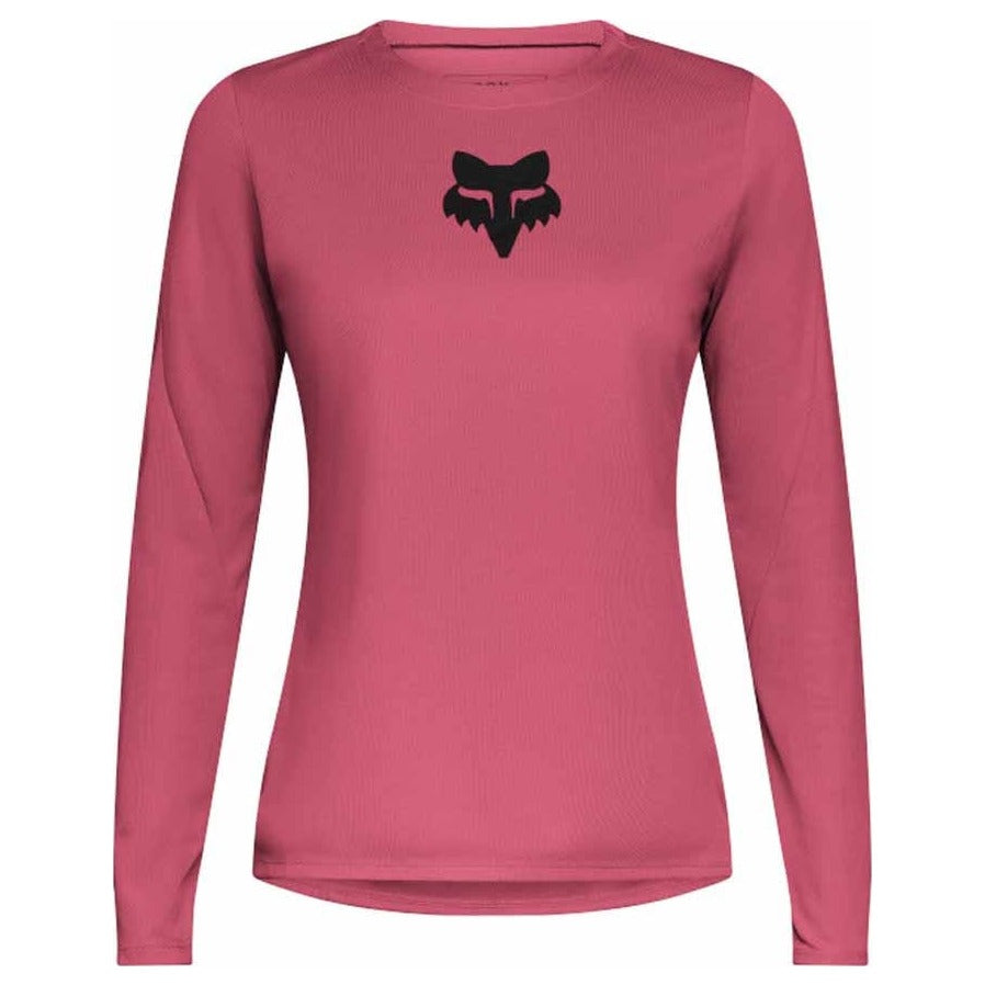 FOX Womens Ranger Fox Head Long Sleeve Jersey - Berry
