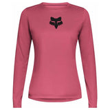 FOX Womens Ranger Fox Head Long Sleeve Jersey - Berry