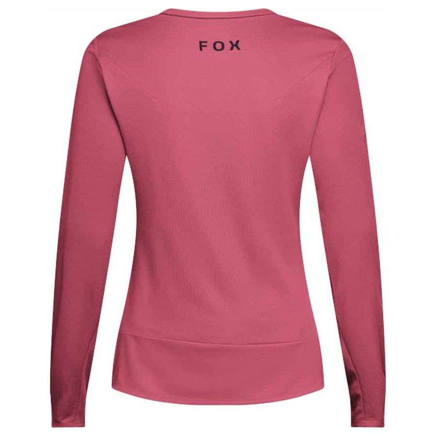 FOX Womens Ranger Fox Head Long Sleeve Jersey - Berry