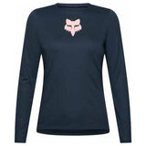 FOX Womens Ranger Fox Head Long Sleeve Jersey - Galaxy Blue