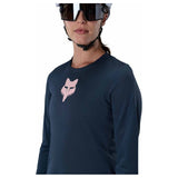 FOX Womens Ranger Fox Head Long Sleeve Jersey - Galaxy Blue